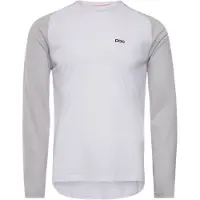 POC - Mountainbike kleding - Motion Air LS Jersey M Hydrogen White voor Heren van Gerecycled Polyester - Maat M - Wit