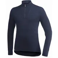Woolpower - Zip Turtleneck 200 - Merino-ondergoed M, blauw