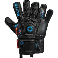 Elite Sport Supreme Keepershandschoenen - Zwart / Blauw | Maat: 10