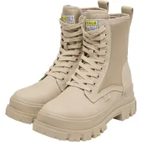 Buffalo Veterlaarsjes 'Aspha Com2' sand / geel / zwart / wit