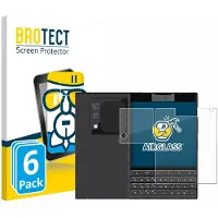 BROTECT Screenprotector 6 Stuks voor Unihertz Titan 2 (Voor+Camera) Beschermglas transparant