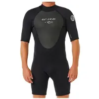 Rip Curl Omega Spring 2/2 Mm Fl Shorty Met Korte Mouwen En Rits Op De Rug