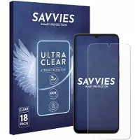 Savvies - Screenprotector voor Doogee Note 56X Pro - Folie Beschermfolie transparant 18 Stuks