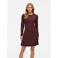 Vila Jurk 'VIComfy' aubergine