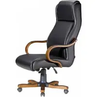 AEA Bürostuhl Sessel Bürosessel Wohnzimmer Arbeitsstuhl Schwarz Moderne Möbel