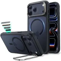 ESR – Classic Hybrid HaloLock beschermhoes met standaard voor iPhone 17 Pro Max – matzwart