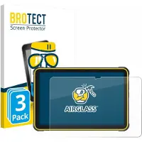 BROTECT Screenprotector 3 Stuks voor Ulefone RugKing Pad 2 Pro Beschermglas transparant
