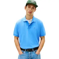 Tommy Hilfiger Heren Polo's & T-shirts Tjm Reg Ess Polo Ext - Lichtblauw - Maat XL