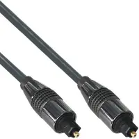MaxTrack Digitale optische Toslink audio kabel - 6mm / zwart - 3 meter