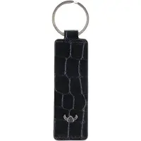 Golden Head Leren sleutelhanger Cayenne Schlüsselanhänger 5157 Schwarz - Blau Limited zwart
