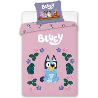 Blueys Bluey Bloemendesign kinderbeddengoedset, 100x135 cm
