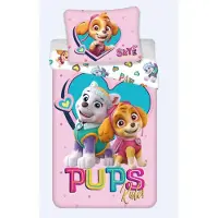 Paw Patrol dekbedovertrek, maat 140x200 cm en 70x90 cm