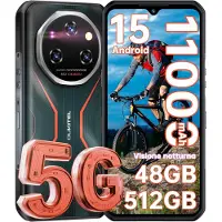 Oukitel Rugged Smartphone WP55 Pro 5G D-7025 16GB 512GB 11000-33W A15, Slim, 108MP Cam, Zwart