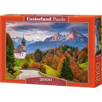 Castorland Autumn in Bavarian Alps – Puzzel – 2.000 stukjes – Satijnen afwerking – Perfecte pasvorm – Europese kwaliteit