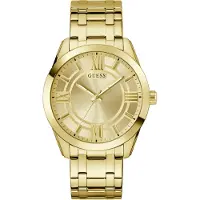 GUESS Analoog horloge 'ELLIOT' goud