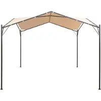 Syfax Prieel 3x3 m staal beige