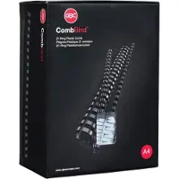 GBC Din A4 Oval Plastic Comb 45 Mm 50 Units Zwart Kinderen