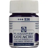 Talens Plakkaatverf Extra Fijn - 16 ml Violet 536 - Sterk gepigmenteerde matte verf