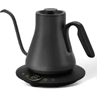 Cocinare Flow B9 Donkergrijs – Gooseneck Waterkoker met Temperatuurregeling – 1500W – Digitaal Display – Pour Over Koffie Ketel – 0.9L RVS met Warmhoudfunctie