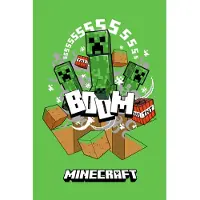 Minecraft fleece deken - 100 x 150 cm (groen) (boooom)