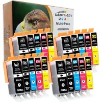 Starlet24 20 x D&C inktpatronen, compatibel met Canon PGI-525 CLI-526, geschikt voor Pixma iP4800, iX6550, MG5100, MG6100, MG8120, MX710, MX880 en andere modellen