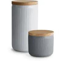 Springlane Keramiek voorraadpotten Stripes - Set 2-delig