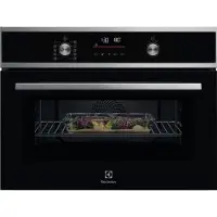 Electrolux 600 Series CombiQuick EVL6E49X Inbouw compacte oven - Staal/Zwart
