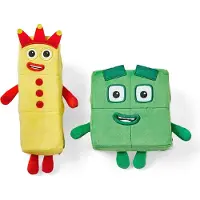 Learning Resources Numberblocks Three & Four - Knuffelset - vanaf 18 maanden