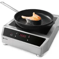 Hendi Inductiekookplaat voor Pannen van 14-28cm | 3500Watt