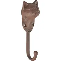 Esschert Design Haakje kat - set van 3 stuks - gietijzer - roestbruin - Esschert Design