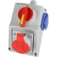Elektromet EMET C16-18.1N: Set van stopcontacten voor het in- en uitschakelen