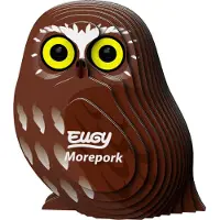 Eugy 3D Puzzel - Boeboekuil - Vogels - Duurzaam - Verzamel Ze Allemaal - 6 Jaar