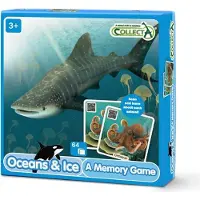 Collecta Memory-spel: Oceanen en ijs. Transparant. Één maat