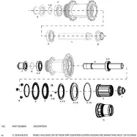 Zipp Eindkappen Voor Shimano Cognition Disc Achternaven