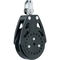 Harken Carbo Ratchamatic Pulley 57 Mm Zwart