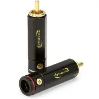 Dynavox high-end chinch stekkerset 2x rood 2x wit
