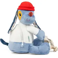 Lilliputiens Jules Soft Backpack Blauw Kinderen