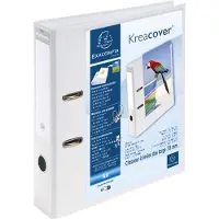 Exacompta 10x KreacoverPrem'Touch ordner met hefboom met rug 70mm - A4 - Wit - 53789E