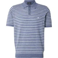 Fynch&Hatton Trui blauw gemêleerd / wit