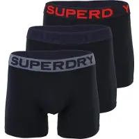 Superdry Boxershorts blauw / navy / opaal / rood