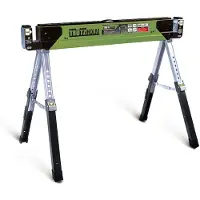 TRUTZHOLM - Stalen Zaagbok - Werkbank - In hoogte verstelbaar 64,5-83 cm - 650 kg Draaglast - Opvouwbaar - Werkpaard - Staal