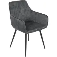 Homla SATORI Stoel – Grafietgrijs Eetkamerstoel 58x62x79 cm