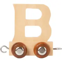 Small Foot - Houten Lettertrein - B - 12 stuks