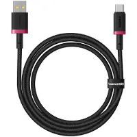 Baseus P10377802U01-01 USB-kabel USB 2.0 1 m USB C 0,48 Gbit/s 60 W Zwart