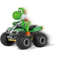 Carrera Super Mario Kart Yoshi Quad 1/40 2.4ghz Remote Control Car Groen