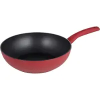 Michelino NORA 46137 wokpan, diameter tot 28 cm, aluminium, geschikt voor inductiekookplaten, antiaanbaklaag