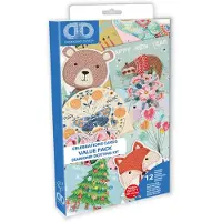 Diamond Dotz knutselpakket - wenskaarten set 12 stuks diamond painting.