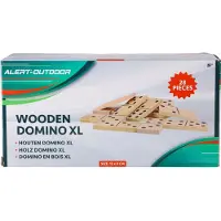 Alert Outdoor Spel Domino XL Hout 7,5 x 15 cm 7,5x15cm
