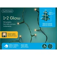 Lumineo Kerstverlichting 1-2 Glow 210cm 223xLED Warmwit warmwit Kunststof