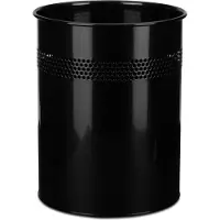 Hjh OFFICE CLEAN III 15L - Prullenbak Zwart